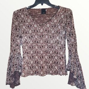 Super cute J.T.B Floral Sequin Top